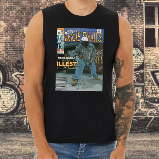 Athletic Tank Top Biggie Smalls Is The Illest Comic Book