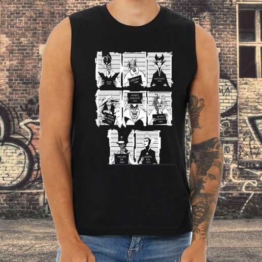 Athletic Tank Top Disney Villains Mugshot 1