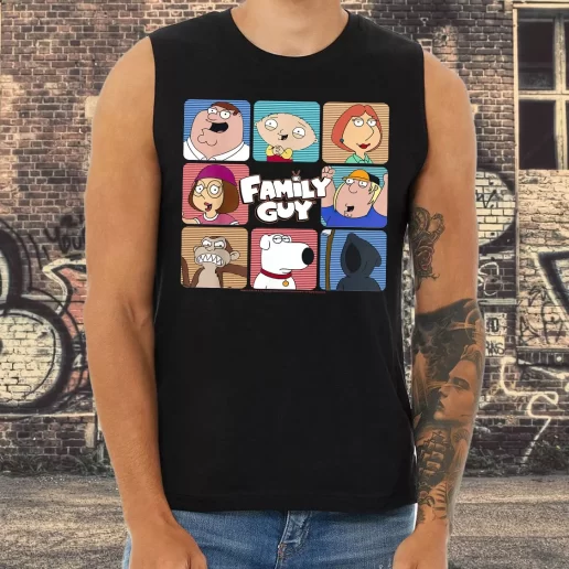 Athletic Tank Top Family Guy Group Tv Show Streetwear On Sale