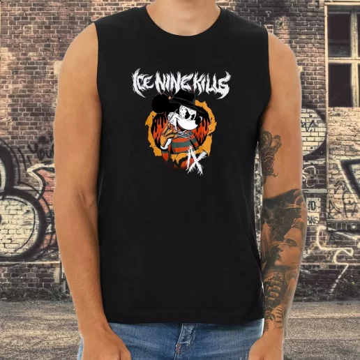 Athletic Tank Top Ice Nine Kills Freddy Krueger Mickey Mouse On Sale