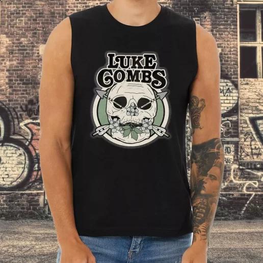 Athletic Tank Top Luke Combs Pick 90s Style