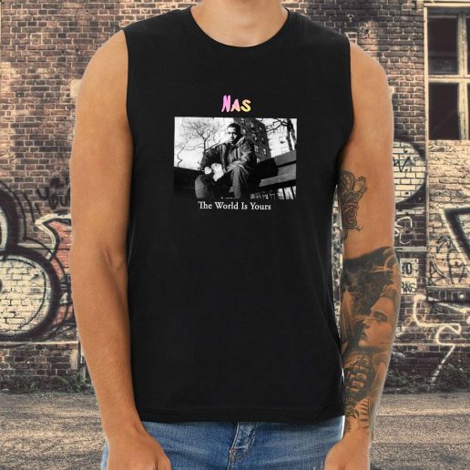 Athletic Tank Top Nas The World Is Yours 1