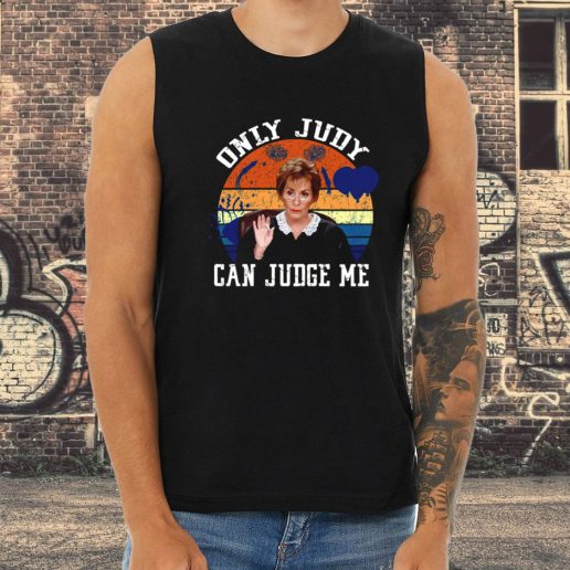 Athletic Tank Top Only Judy Can Judge Me 1