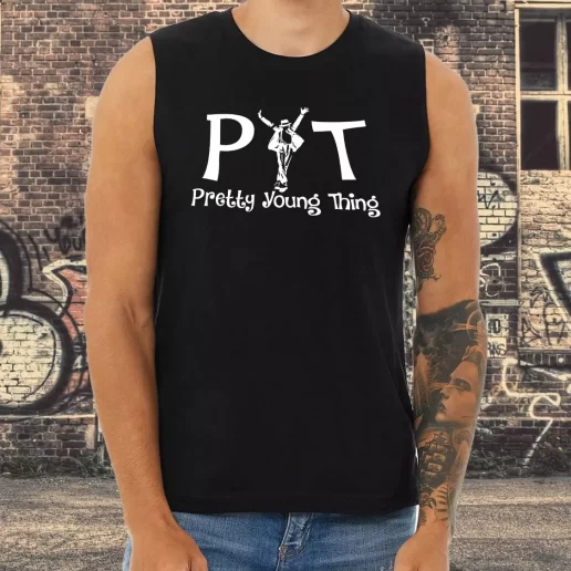 Athletic Tank Top Pretty Young Thing Michael Jackson