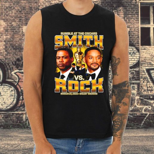 Athletic Tank Top Rumble At The Oscars Smith Vs Rock 1