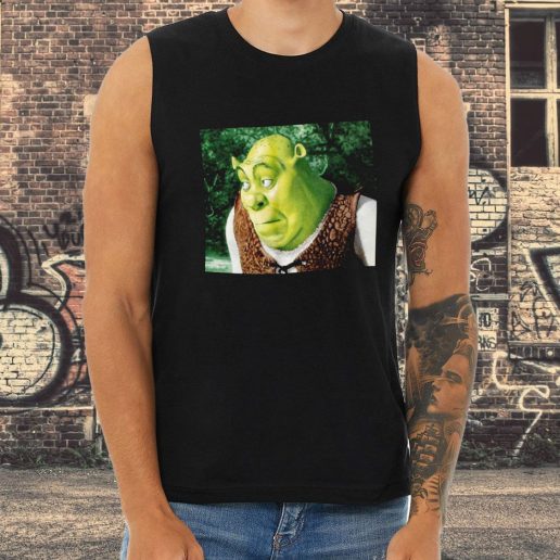 Athletic Tank Top Shrek Bored Meme 1