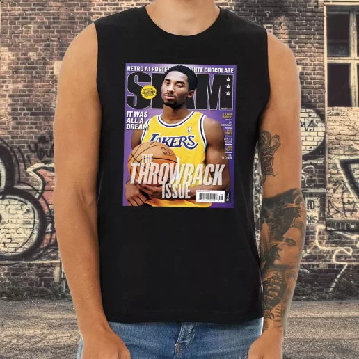 Athletic Tank Top Slam Magazine Kobe Black Mamba