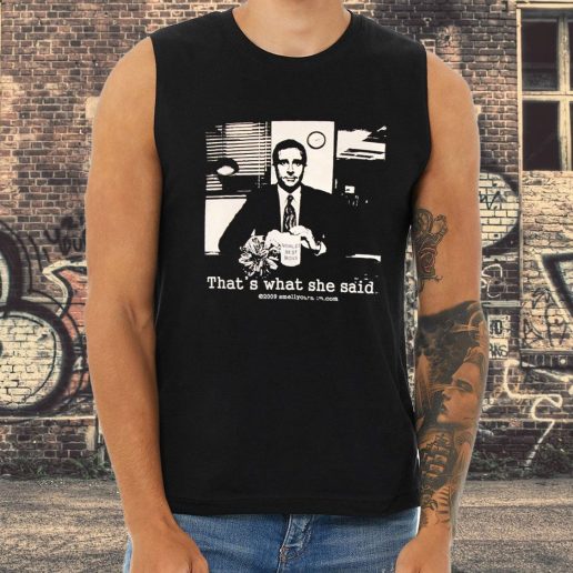 Athletic Tank Top Thats What She Said The Office Michael Scott 1