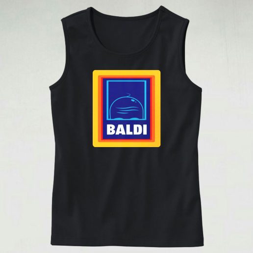 Baldi Aldi Bald Head Funny Tank Top 1