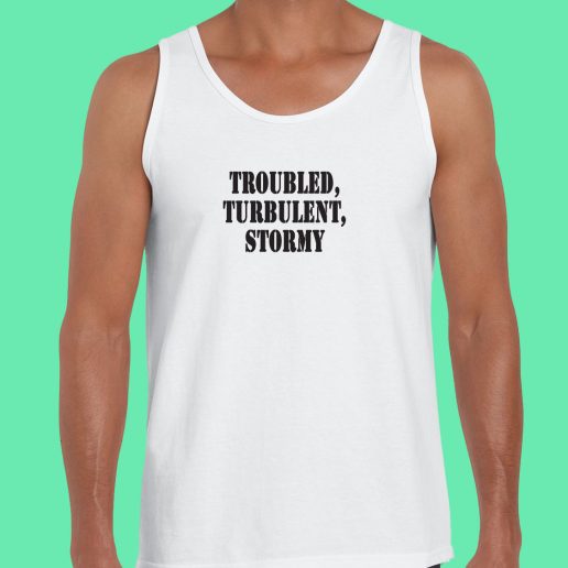 Beach Tank Top Troubled Turbulent Stormy 1