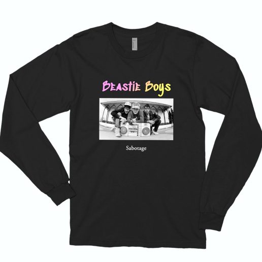 Beastie Boys Sabotage Rapper Long Sleeve Shirt 1