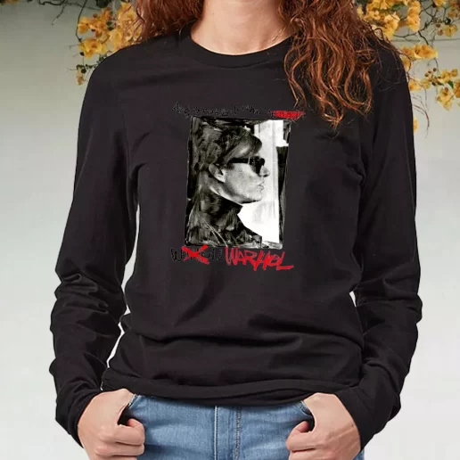 Black Long Sleeve T Shirt Andy Warholen Warhall Warhol