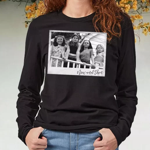 Black Long Sleeve T Shirt Now And Then Movie Classic 90s