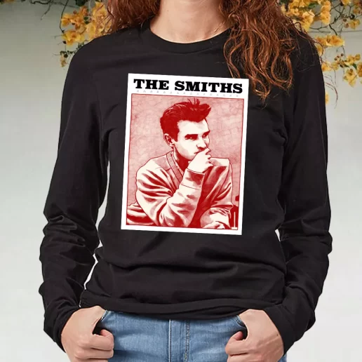 Black Long Sleeve T Shirt The Smiths Morrissey