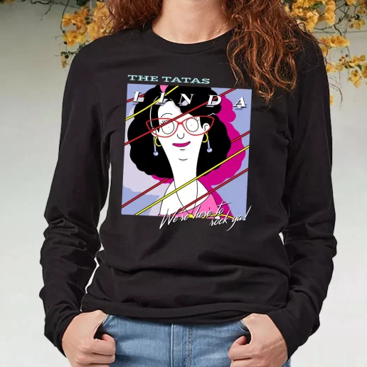 Black Long Sleeve T Shirt The Tatas Linda Belcher Bobs Burgers