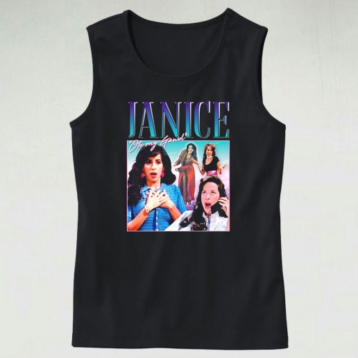 Chandler Bing Tv Show Janice Oh My Gowd Funny Tank Top 1