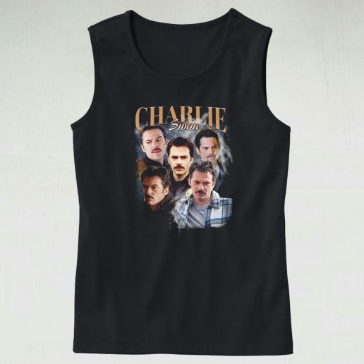 Charlie Swan Vintage Funny Tank Top 1