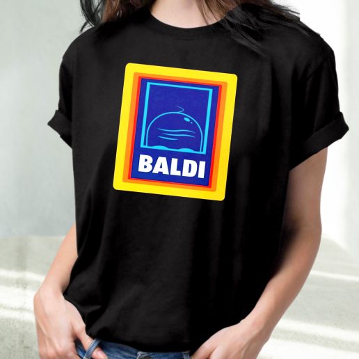 Classic T Shirt Baldi Aldi Bald Head 1