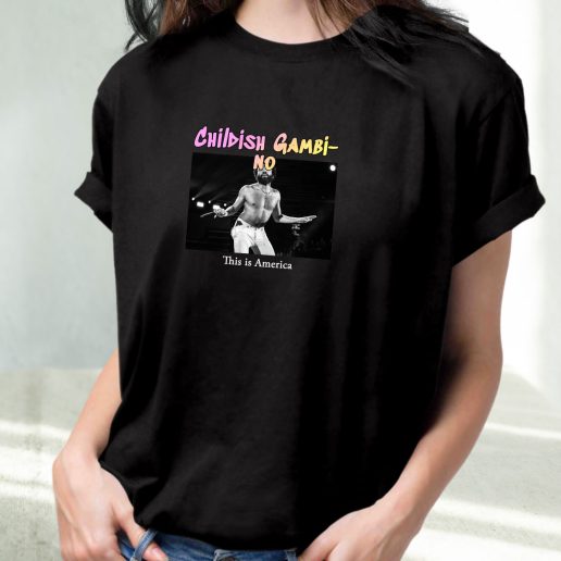 Classic T Shirt Childish Gambino This Is America 1