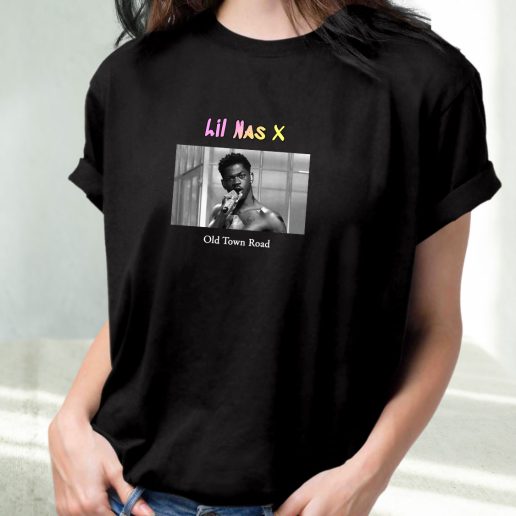 Classic T Shirt Lil Nas X Old Town Road 1