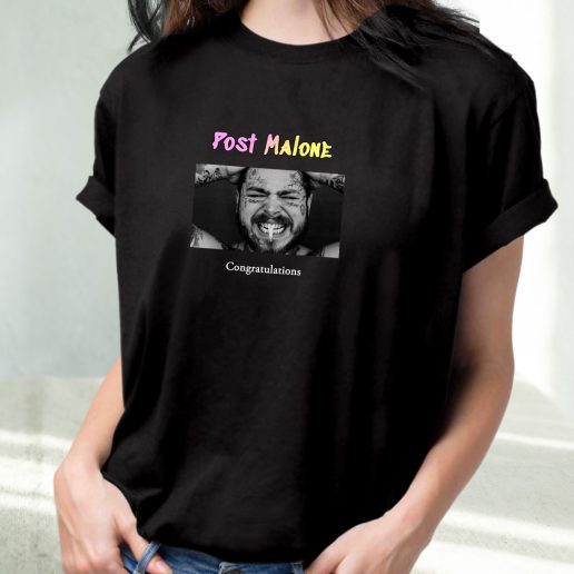 Classic T Shirt Post Malone Congratulations 1