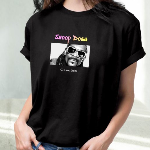 Classic T Shirt Snoop Dogg Gin And Juice 1