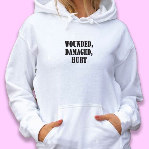 Cute Hoodie Wounded Damaged Hurt 1