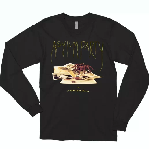 Darkwave Asylum Party Mere Post Punk Sweatshirt Classic Long Sleeve T Shirt