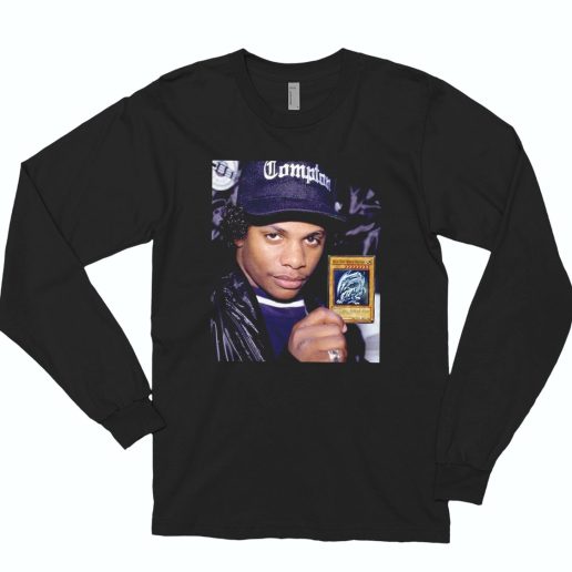 Eazy E Compton Pokeman Card Funny Long Sleeve T Shirt 1