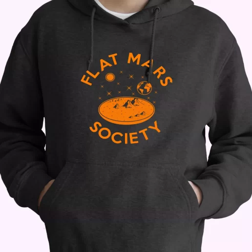 Flat Mars Society 90s Retro Classic Hoodie Streetwear