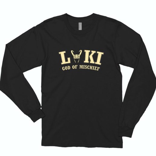 God Of Mischief Loki Funny Long Sleeve T Shirt 1