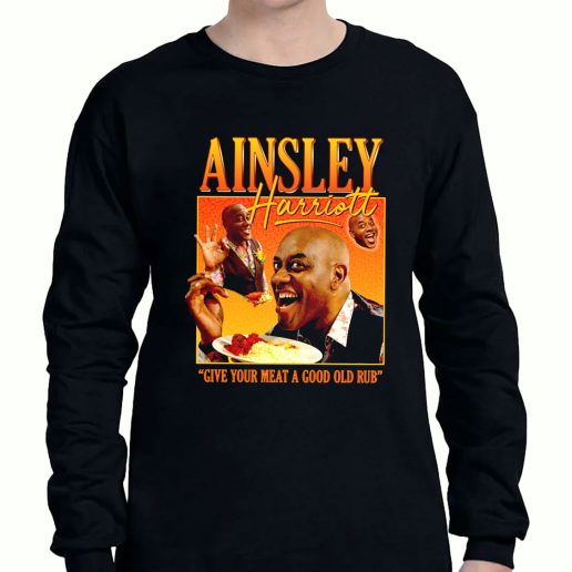 Graphic Long Sleeve T Shirt Ainsley Harriott 1