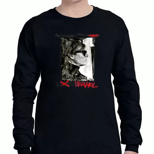 Graphic Long Sleeve T Shirt Andy Warholen Warhall Warhol