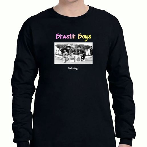 Graphic Long Sleeve T Shirt Beastie Boys Sabotage 1