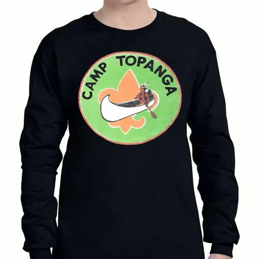 Graphic Long Sleeve T Shirt Camp Topanga Unisex