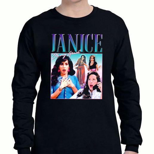 Graphic Long Sleeve T Shirt Chandler Bing Tv Show Janice Oh My Gowd 1