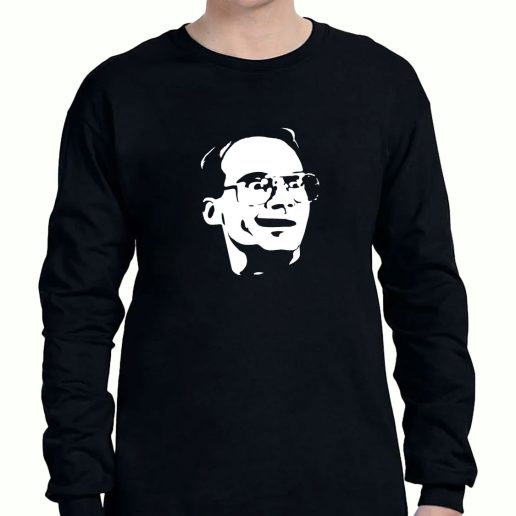 Graphic Long Sleeve T Shirt Cornette Wrestling Face Meme 1