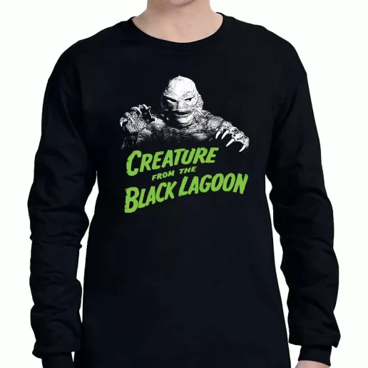 Graphic Long Sleeve T Shirt Creature From The Black Lagoon