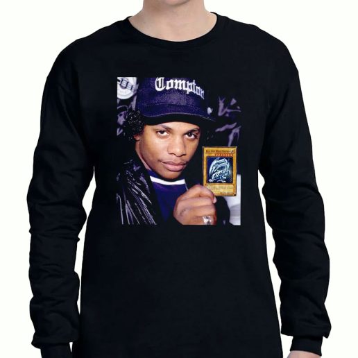 Graphic Long Sleeve T Shirt Eazy E Compton Pokeman Card 1