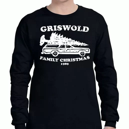 Graphic Long Sleeve T Shirt Griswold Family Christmas Sweatshirt