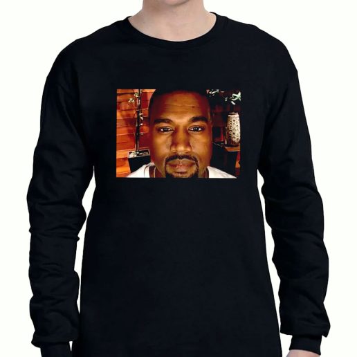 Graphic Long Sleeve T Shirt Kanye West Meme 1