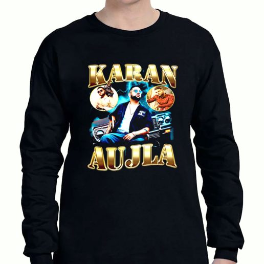 Graphic Long Sleeve T Shirt Karan Aujla Punjabi 1