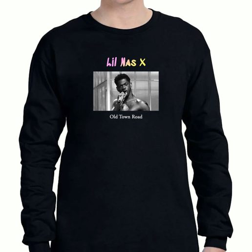 Graphic Long Sleeve T Shirt Lil Nas X Old Town Road 1