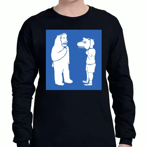 Graphic Long Sleeve T Shirt Mac Miller Boy And Bear Faces