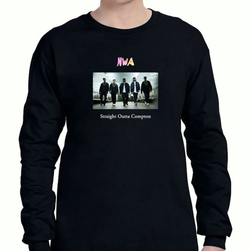 Graphic Long Sleeve T Shirt Nwa Straight Outta Compton 1