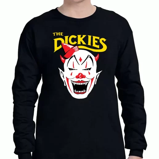 Graphic Long Sleeve T Shirt The Dickies Killer Klown 80s