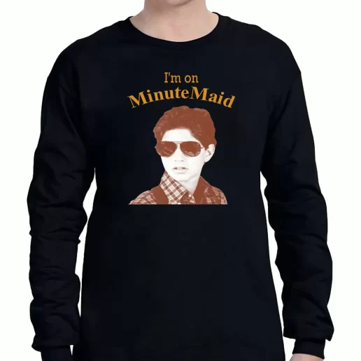 Graphic Long Sleeve T Shirt The Karate Kid Im On Minutemaid