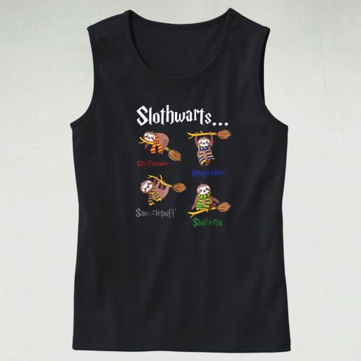 Harry Slothwarts Funny Tank Top 1