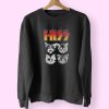 Hiss Cat Funny Cats Kittens Rock Funny Sweatshirt 1