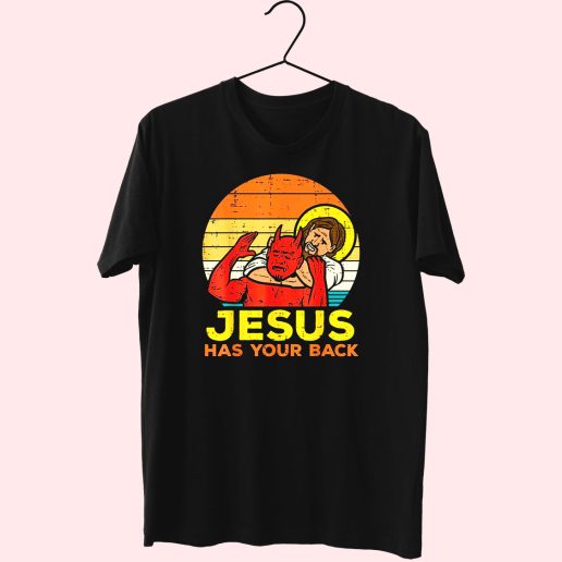 Jesus Has Your Back Jiu Jitsu Funny T Shirt 1
